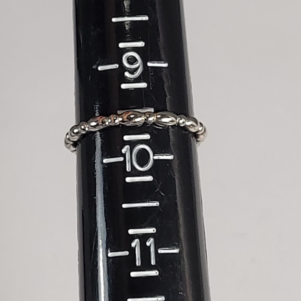 925 Sterling Silver Turquoise Butterfly Ring Size 9.75 Beaded Band Vietnam - Picture 6 of 7